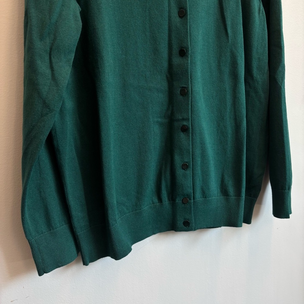 Talbots 1x Cardigan Button Front Pima Cotton Blen… - image 6